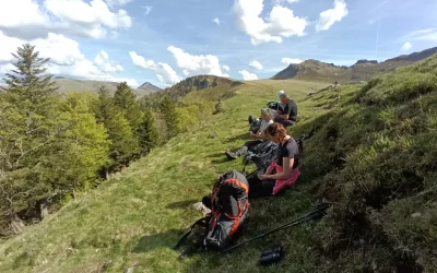 Découverte du trekking dans le Cantal – mai 23