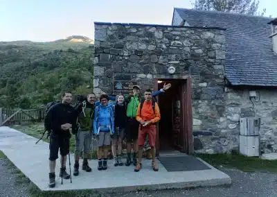 Groupe au départ de la grange de Holle à Gavarnie