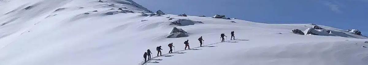 Randonnee Turon en raquette, panoramique fin