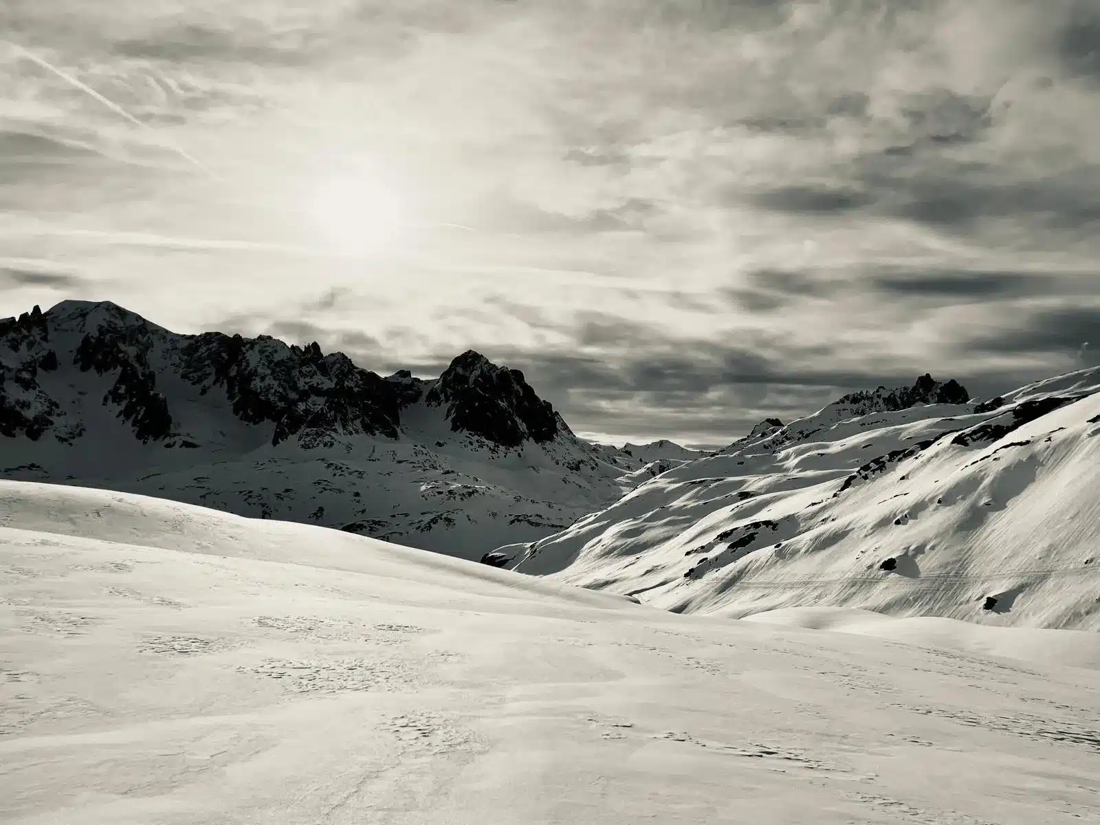 Haute Clarée vue depuis le col des Muandes